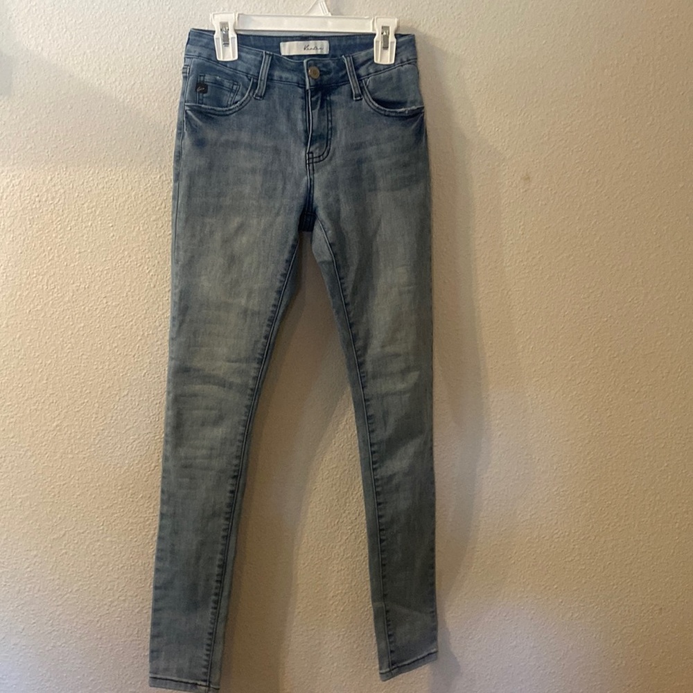 KanCan skinny light wash jeans size 1